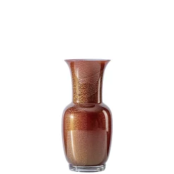 Vase 30 cm blutrot/pink, gold | A107846