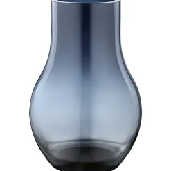 Vase 30 cm dunkelblau Glas | A109770