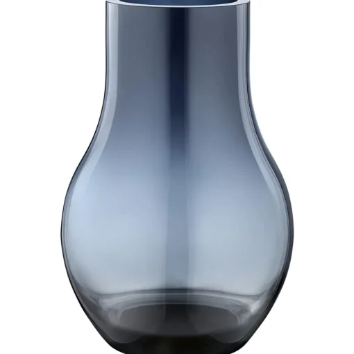 Vase 30 cm dunkelblau Glas | A109770