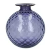 Vase 24,5 cm indigo, roter Faden | A108461