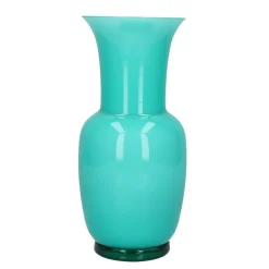 Vase 30 cm mint grün/weiß | A107641