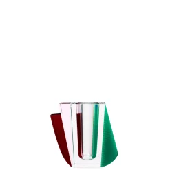 Vase 12 cm mint/klar/rosa/rot | A195303