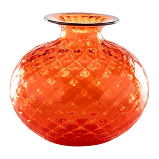 Vase 12,5 cm orange/roter Faden | A107900