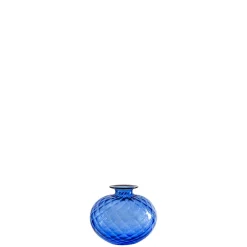 Vase 12,5 cm saphir/roter Faden | A108546