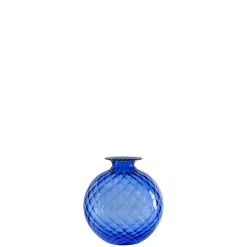 Vase 16,5 cm saphir/roter Faden | A107863