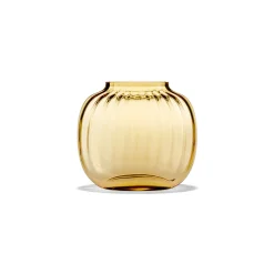 Vase oval 12,5 cm amber | A191348