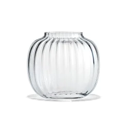 Vase oval 17,5 cm klar | A191386
