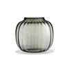 Vase oval 17,5 cm smoke | A191340