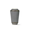Vase schwarz/gold 20,3 cm | A103761