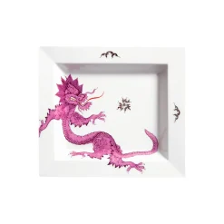 Vide-poche 21x18,5 cm Ming Dragon,purpur | A178581