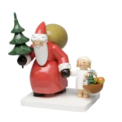 Weihnachtsmann m. Baum und Engel | A135310