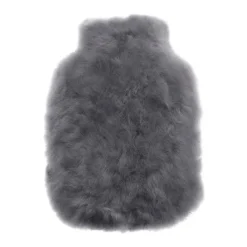 Wärmflasche Alpaka-Fell 1,80 l graphit grau | 1,80 l | graphit grau | A178286