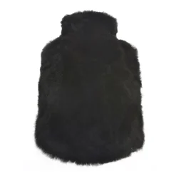 Wärmflasche Alpaka-Fell 1,80 l schwarz | 1,80 l | schwarz | A178152