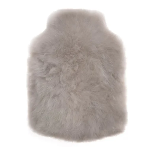 Wärmflasche Alpaka-Fell 1,80 l grau | 1,80 l | grau | A178275