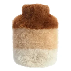 Wärmflasche Alpaka-Fell 1,80 l striped beige | A178170